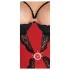 Cottelli - conjunto lingerie levantador seios renda - vermelho - M