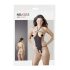NO:XQSE - Body sensual aberto com strass - preto (S-L)