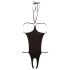 NO:XQSE - Body sensual aberto com strass - preto (S-L)