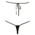 NO:XQSE - Body sensual aberto com strass - preto (S-L)