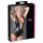 Cottelli - Body preto brilhante em rede