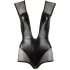 Cottelli - Body preto brilhante em rede