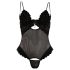Cottelli - Body versátil de veludo (preto) - 80C/M