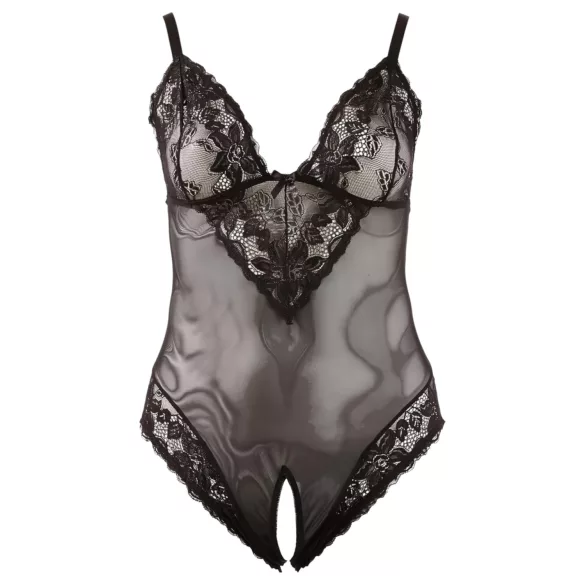 Cottelli Plus Size - body rendado plus size - preto