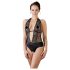 Cottelli - Body rendado com gola (preto)