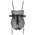 Cottelli Bondage – Body brilhante com algemas (preto)
