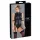 Cottelli Bondage - body sem mangas brilhante e algema para braço - preto - M