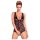 Obsessive Fiorenta - body rendado aberto com pérolas (preto) - L/XL