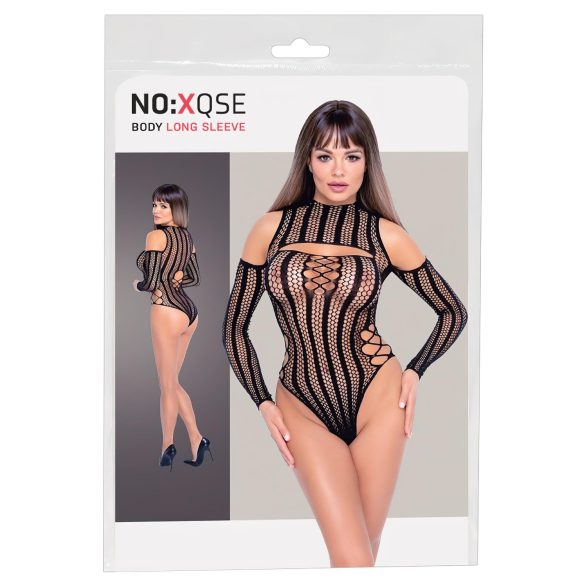 NO:XQSE - body de rede manga longa - preto (S-L)