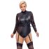 Cottelli Plus Size Bondage - Body de renda (preto) - 2XL