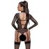 Cottelli - Body Transparente com Alças (Preto) - M