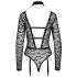 Cottelli - Body Transparente com Alças (Preto) - M
