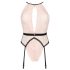 Obsessive Lilines - Body com cinta-liga (rosa) - L/XL