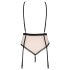 Obsessive Lilines - Body com cinta-liga (rosa) - L/XL