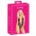 Body preto com bordado rosa beijoável - L/XL