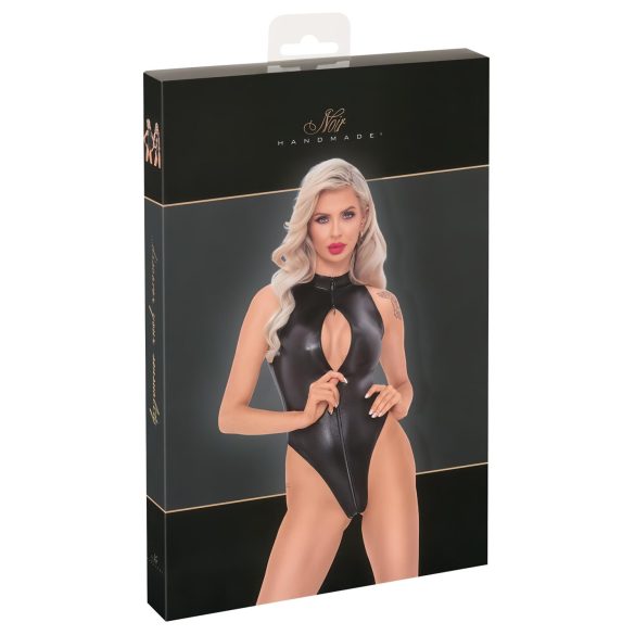 Noir - Body com Estampa de Pele de Cobra (preto) - M