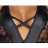 Cottelli Party - Body Floral (Preto) - L