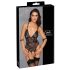 Cottelli Bondage - Body Aberto com Algemas (Preto) - M