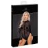 Noir - body de mangas compridas com estampa de leopardo (preto) - M