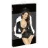 Noir - Body Preto de Manga Longa Brilhante - M