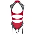 Cottelli - body de renda com gola - vermelho