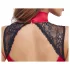 Cottelli - body de renda com gola - vermelho