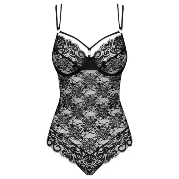 Obsessive - body de renda sexy - preto