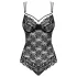 Obsessive - body de renda sexy - preto