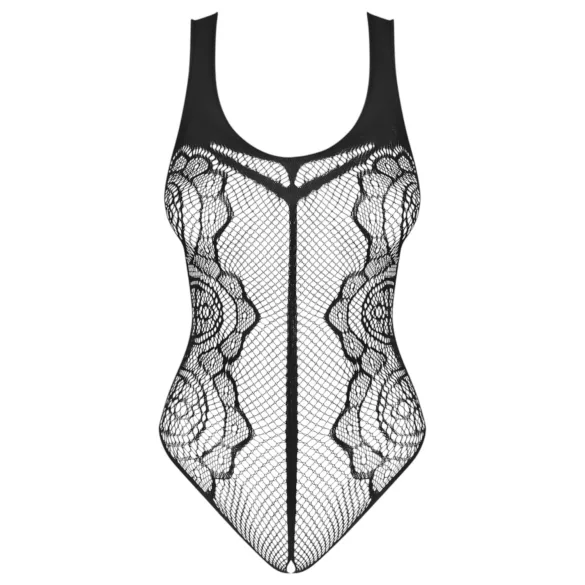 Obsessive - body aberto transparente - preto - S/L