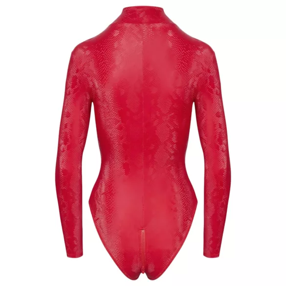 Cottelli - body lingerie snake print - vermelho - L