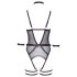 Cottelli Bondage - Body aberto e algemas para braços (preto) - XL