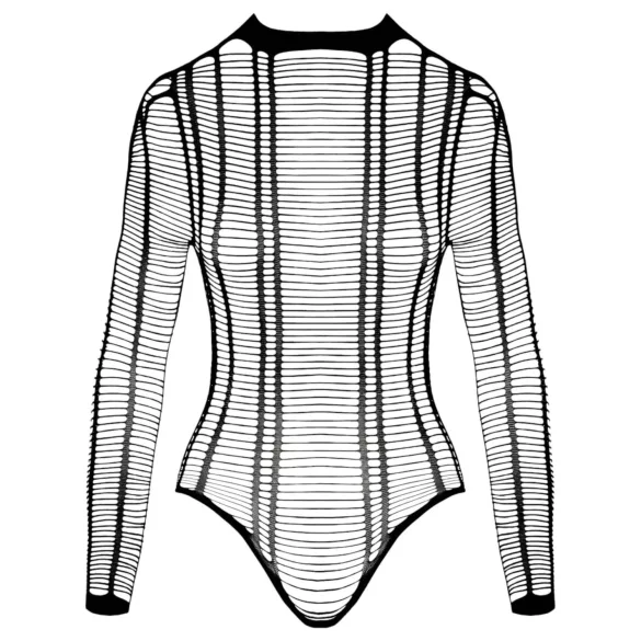 Cottelli - body aberto listrado - preto - tamanho S-L