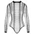 Cottelli - body listrado aberto (preto) - S-L