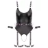 Cottelli - body bondage aberto com algemas - preto - M
