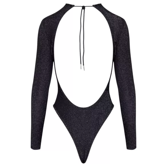 Cottelli - body cintilante com costas abertas (preto) - L