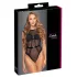 Cottelli - body rendado transparente - preto
