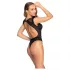 Cottelli - body rendado transparente - preto