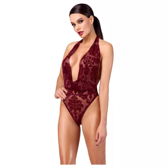 Noir Kink Royal - body transparente - vermelho