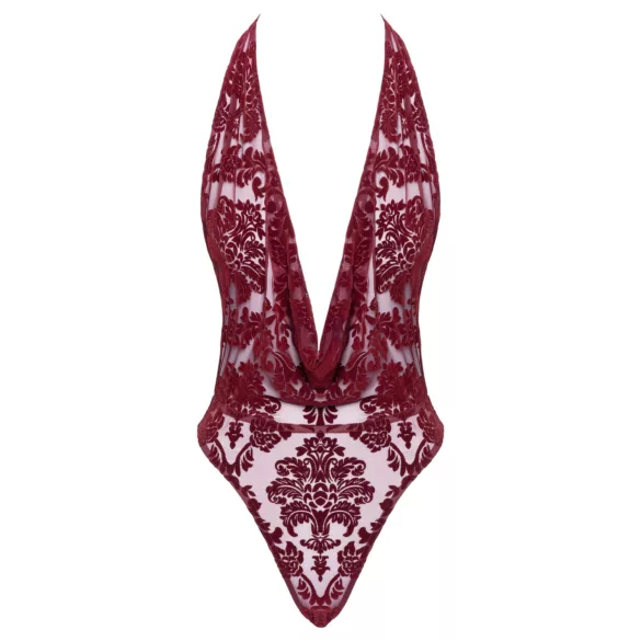 Noir Kink Royal - body transparente - vermelho