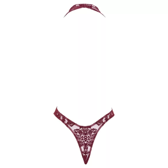Noir Kink Royal - body transparente - vermelho