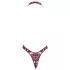 Noir Kink Royal - body transparente - vermelho