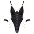Cottelli - body de bondage com correntes (preto) - L