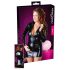 Cottelli - Minivestido brilhante de mangas longas (preto) - XL