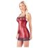 Minivestido brilhante Cottelli (vermelho) - XL