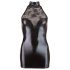 Cottelli - Mini Vestido de Renda Brilhante com Gargantilha (Preto) - M