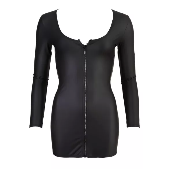 Cottelli - vestido festa com zíper e strass - preto - M