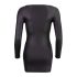 Cottelli - vestido festa com zíper strass (preto) - XL