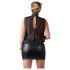 Cottelli Plus Size - vestido chiffon brilhante (preto)