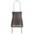 Abierta Fina - Mini vestido ousadia cintilante (preto)