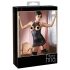 Abierta Fina - Mini vestido ousadia cintilante (preto) - XL